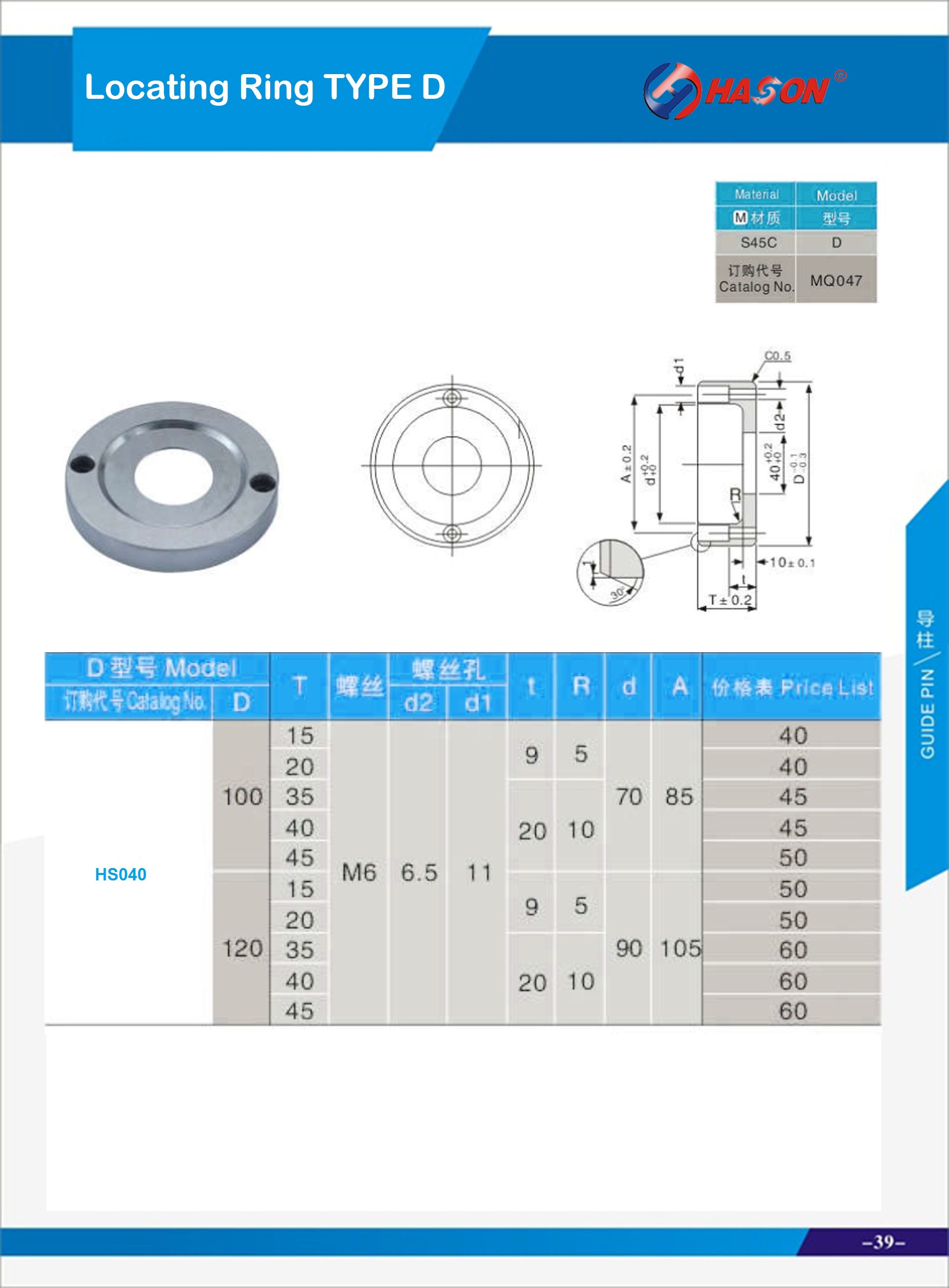 Locating Ring TYPE D