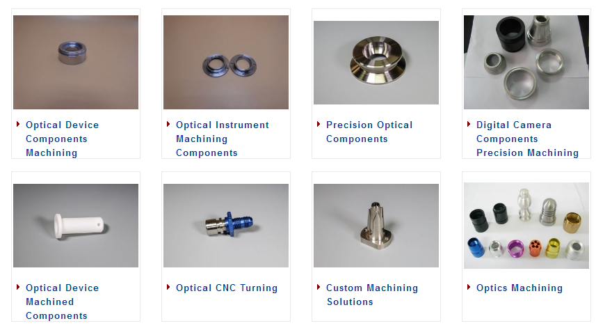 Optics Machining Parts