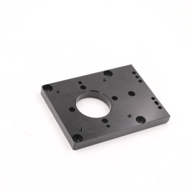 Black oxidized parts aluminum alloy 6061 non-standard precision parts CNC machining optical equipment parts