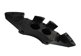 Black Anodized  Aluminum CNC Machining