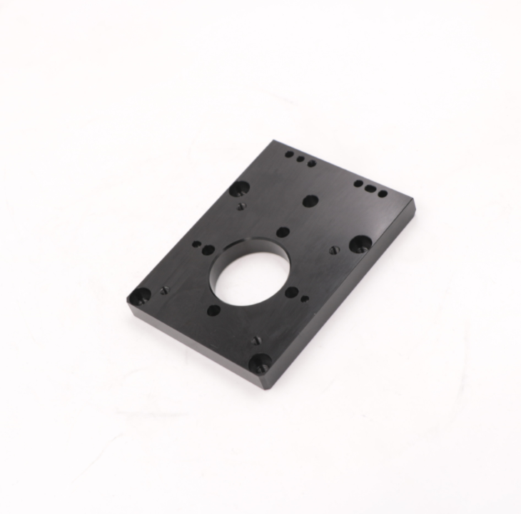 Black oxidized parts aluminum alloy 6061 non-standard precision parts CNC machining optical equipment parts